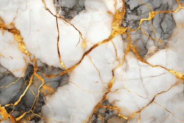 Gray and white marble with gold veins (4)