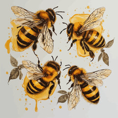 Honey Bee Design very cool design