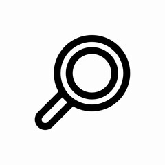 search magnifying glass icon vector sign
