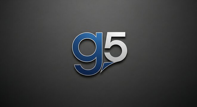 Modern G5 Logo Design on Dark Background.