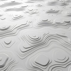 Abstract topographic map background in elegant white, perfect for modern designs and creative projects