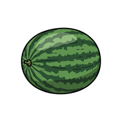 watermelon isolated on white background