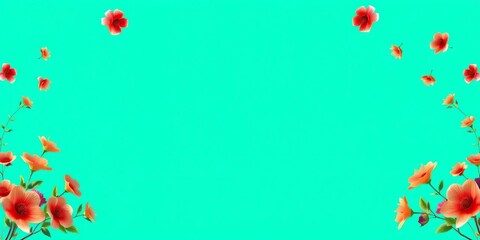 Obraz premium Vibrant teal backdrop, ideal for graphic design, poster, teal