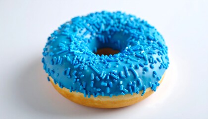 Blue Donut with Sprinkles. (1)