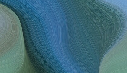 A mesmerizing abstract design featuring flowing, textured lines in shades of teal and gray-green.