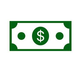 Dollar Symbol on transparent backgorund