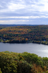  Scenic Autumn Landscape of Algonquin Provincial Park, Muskoka in Ontario, Canada