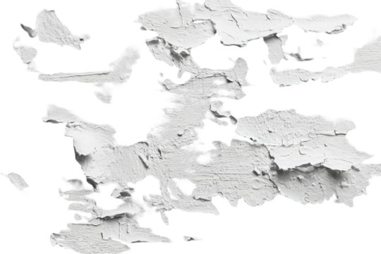 Abstract textured surface.  Rough, white form