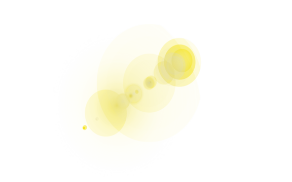 Gradient yellow circle abstract PNG