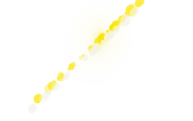 Minimalist floating circles design PNG