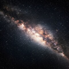 Obraz premium Stunning Milky Way galaxy sparkles across night sky perfect for backgrounds and space exploration themes