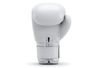 White Base Mockup Single Boxing Glove Combat Sports Equipment