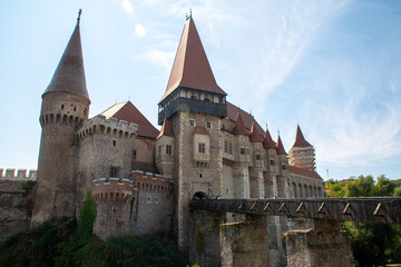 Fototapeta premium Corvin Castle, in Transylvania, Romania