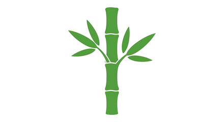 Green Bamboo Plant Illustration Nature, Ecology, Sustainability