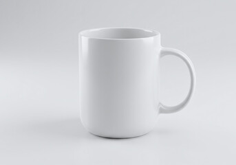 Obraz premium White Mug Mockup for Branding Design Clean Ceramic Template
