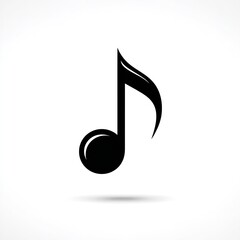 Inviting you to a concert with a song s note showing how lovely it is to sing and play music black