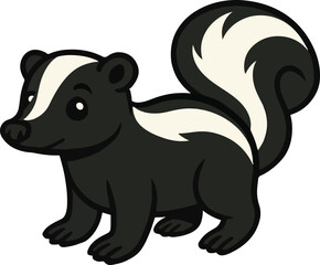 vector illustration of a cartoon squirel