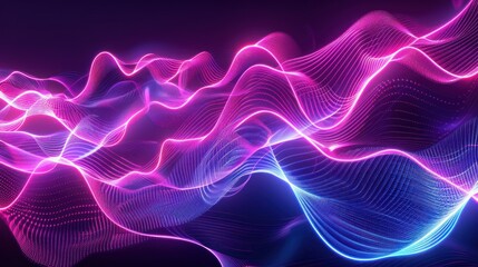 Naklejka premium Abstract vibrant wave background