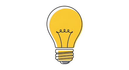 Bright Ideas Illumination and Inspiration - Lightbulb Concept