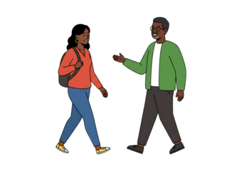 Young man and woman standing together with a gun in a dramatic pose