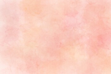 Obraz premium Peach Pink Watercolor Wash Soft Abstract Background.