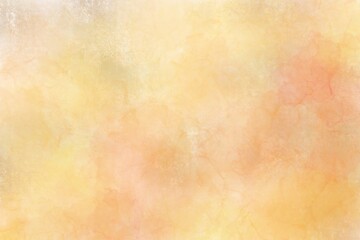 Grunge Paper Texture Warm Orange Watercolor Abstract Wash Texture Background.