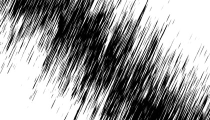 Overlay grunge brush strokes texture rough black scratches for wallpaper, paint splatter template, dirt banner, watercolor design.