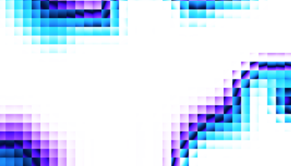 Colorful grainy gradient template on transparent background. Trendy ribbed glass effect texture, Abstract overlay mosaic background