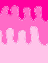 pink background with hearts vector illustration
