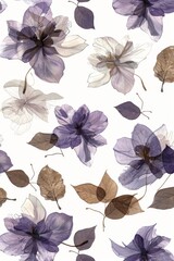 Fototapeta premium Serene aesthetic appeal of an elegant orchid blossom design in gentle mauve shades