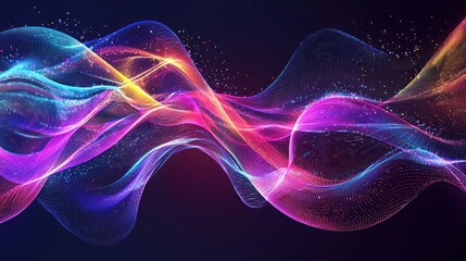 Fototapeta premium Colorful abstract lines background design