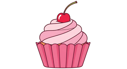 Simple flat vector illustration of a yellow lemon slice. A minimalist citrus fruit icon isolated on a white background.