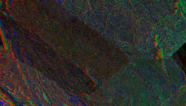 Abstract Dark Multicolored Glitch Texture Background