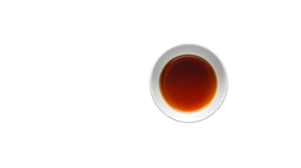A cup of black coffee Isolated transparent on white background