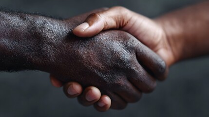 Fototapeta premium Handshake between business partners