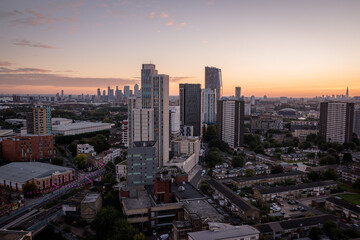 Obraz premium Views from Stratford in the city of London, UK