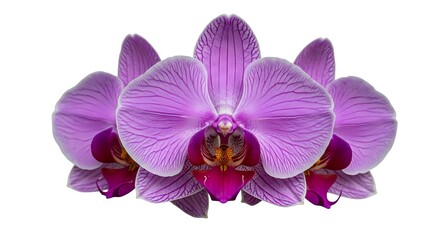 Fototapeta premium purple orchid isolated on white