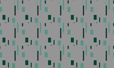 Abstract Geometric Seamless Pattern in Green and Gray – Minimalist Modern Digital Art with Clean Lines
