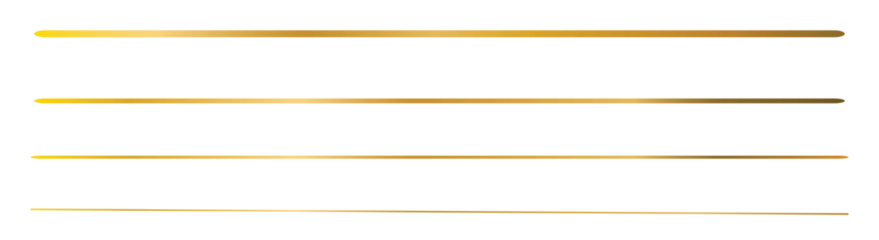 Fotobehang Goud Golde line, bronze line stroke aesthetic minimalist shimmering divider, luxurious metallic bronze and gold line element isolated on transparent background for elegant design decoration  © HDESINER