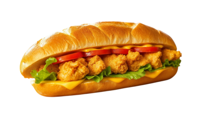 Sandwich isolated on white background 