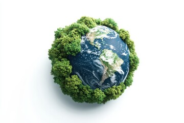 Ecological small planet concept, ecological picture, green eartha