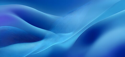 Obraz premium Smooth Blue Abstract Wave Background