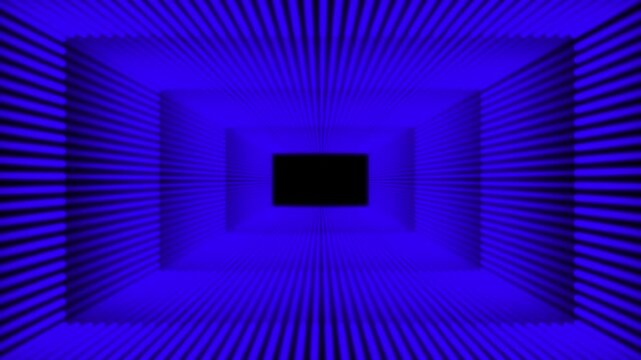 Abstract blue parallel lines creating a hypnotic and psychedelic motion effect background