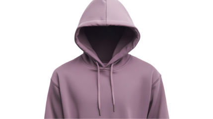 Purple Hoodie Isolated on transparent background