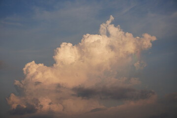 A large cumulonimbus cloud, also known as a thunderhead