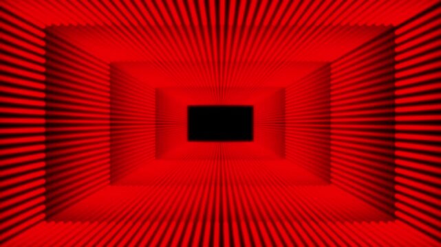 Abstract background with parallel red lines creating a hypnotic and psychedelic motion effect
