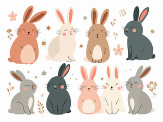 set of rabbits