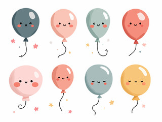 party balloons vector illustration