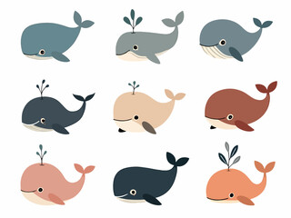 Small Set baby whale