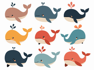 Small Set baby whale